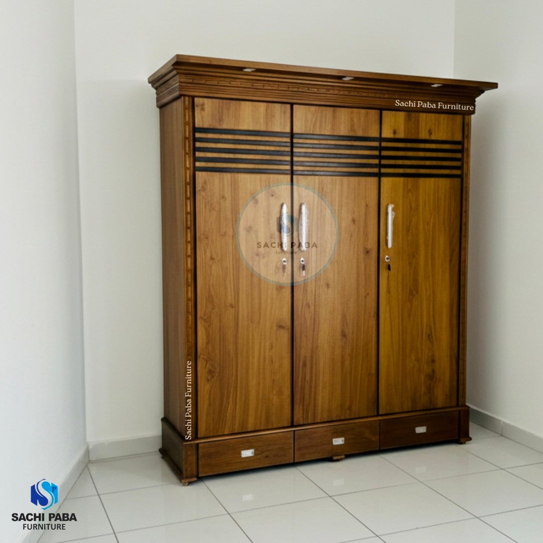 Three Door Wardrobe W- 24