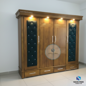 Four Door Cushion Wardrobe W-42