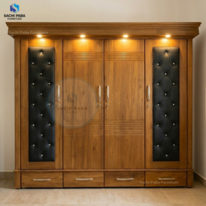 Four Door Cushion Wardrobe W-42