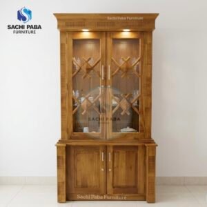 Two Door Glass Cupboard CB-11