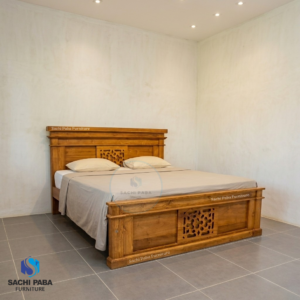 Wooden Bed B- 78
