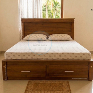 Wooden Bed B- 81