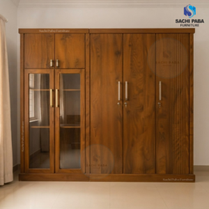 Five Door Upper Cupboard Wardrobe With Dresser Cupboard W- 98